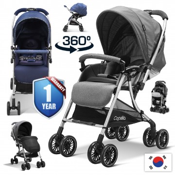 Coozy™ 360° Premium Stroller - Blue