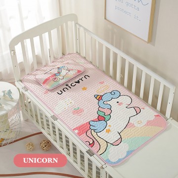 Urban Infant Tot Latex Sleeping Mat + Buckwheat Husk Pillow (Unicorn)
