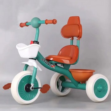 Deluxe Tricycle Kids Learn to Cycle - Green
