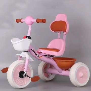 Deluxe Tricycle Kids Learn to Cycle - Pink