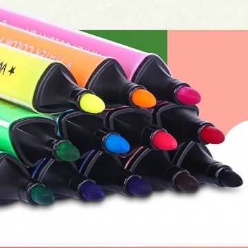 Washable Colour Markers - Perfect for Painting Drawing Child Friendly (12 Colour)