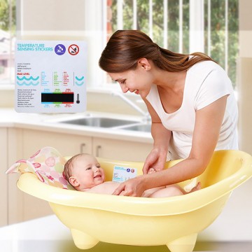 Sensitive Baby Bathtub Water Temperature Meter Cards Thermometer