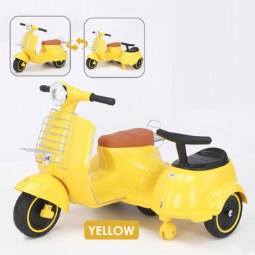 Vespa Twin Scooter Ride-On (Yellow)