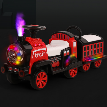 Vintage Chocho Train Ride-On - Red