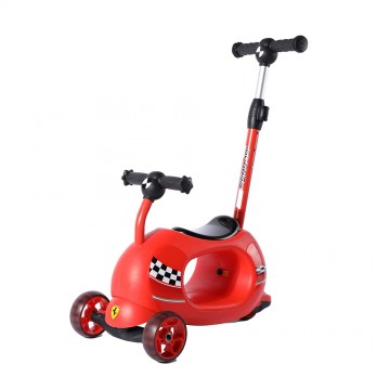 4 In 1 Twist Scooter - Red