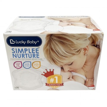 Simplee Nurture™ Contoured Disposable Breast Pads (100pcs)