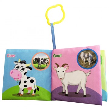Discovery Pals™ Smartee™ 8 Pages Cloth Book - (Farm Animal)