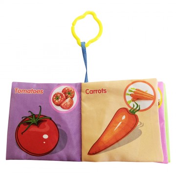 Discovery Pals™ Smartee™ 8 Pages Cloth Book - (Vegetable)