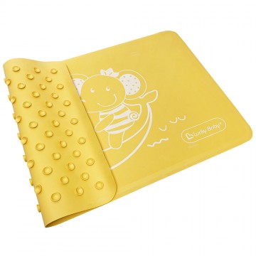 Non-Slip™ Suction Bath Mat Specially For Long Bath/Bathroom - Yellow