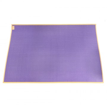 Air-Filled™ Rubber Cot Sheet(Plain L) - Purple/Orange