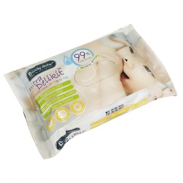 Ultra Delikit™ Natural Wipes for Top to Toe (Single Pkt)