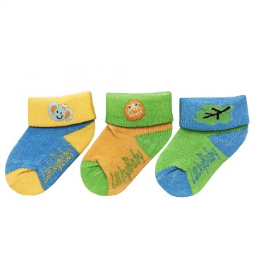 First Soks™ 3 Pairs Baby Socks - Elephant