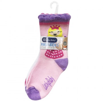 First Soks™ 3 Pairs Tot Socks - Princess