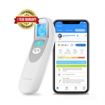 Motorola® Care+ Non-Contact Smart Forehead & Liquid Baby Thermometer